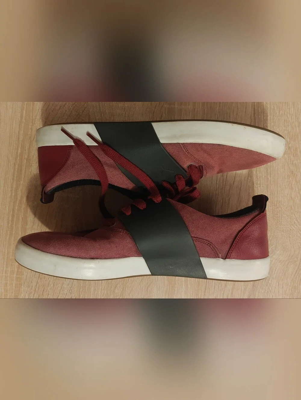 PUMA El Ace 3 Casual Sneaker, #355424-09, Burgundy/Gray, Mens US Size 9